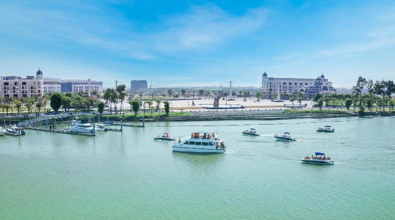 Khu đô thị sinh thái thông minh Aqua City quy mô 1.000ha tại phía Đông TP. HCM chuẩn bị đón cư dân vào cuối năm.