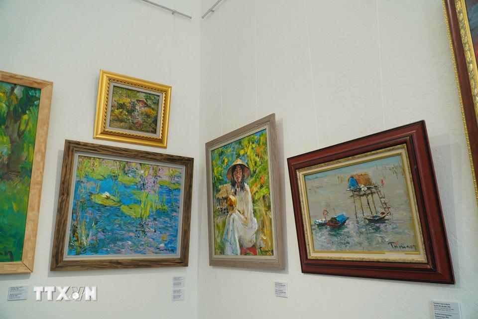 Một góc Triển lãm. (Ảnh: Tâm Hằng/TTXVN)