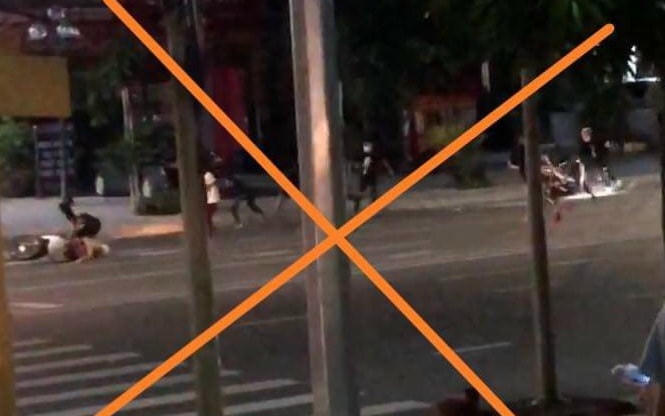 Các đối tượng rượt đuổi, đánh nhau. Ảnh: Công an tỉnh Phú Thọ