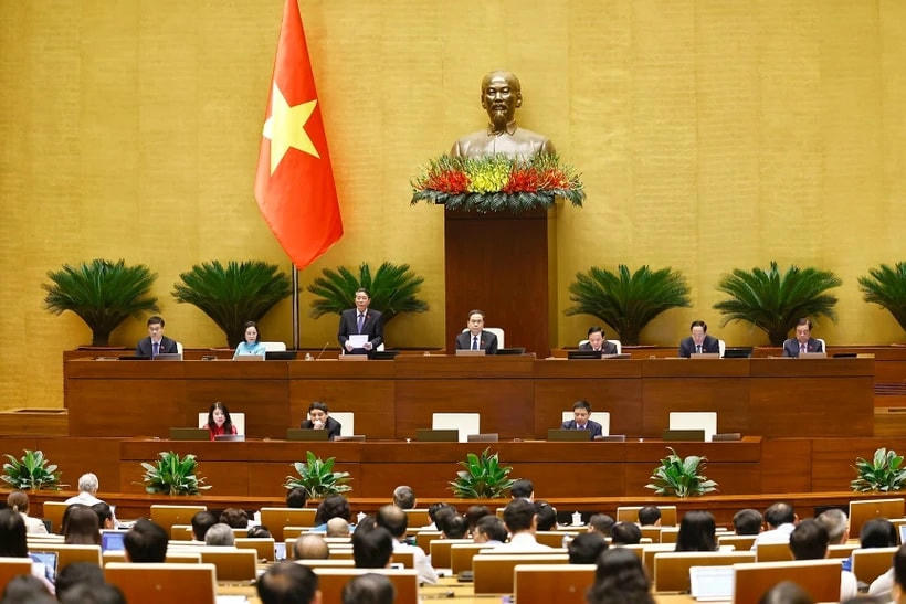 Kỳ họp thứ 9, Quốc hội khóa XV. (Ảnh: TTXVN)