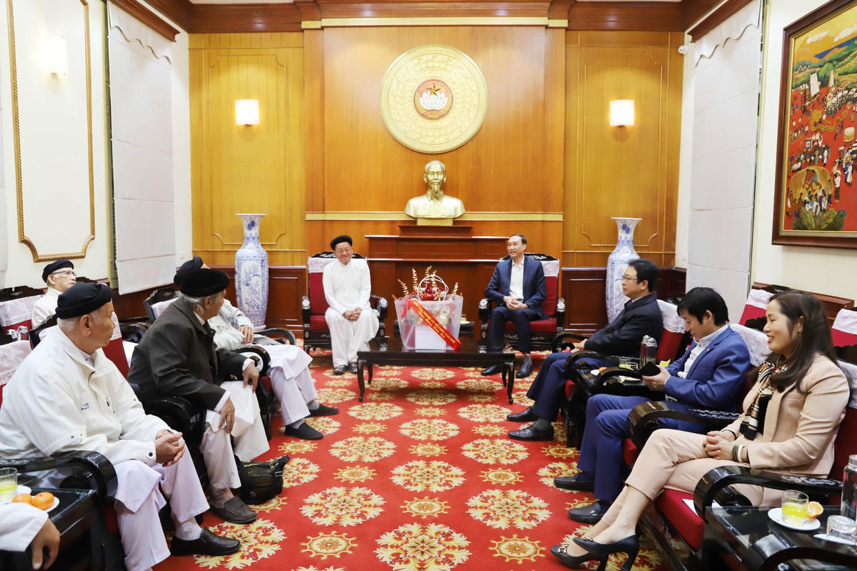 Quang cảnh buổi tiếp.