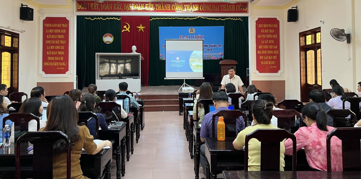 Quang cảnh buổi tập huấn. Ảnh: Ủy ban MTTQ Việt Nam Quảng Trị.