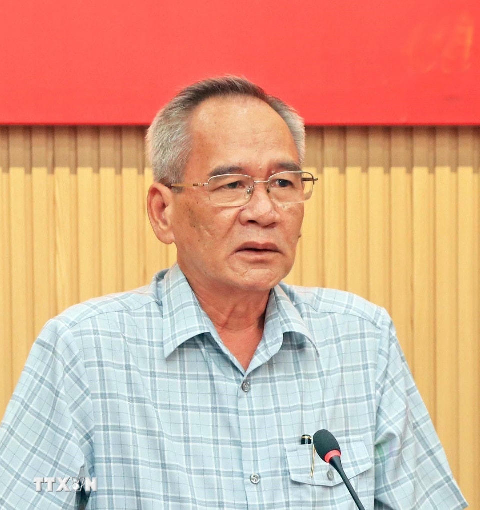 Ông Lữ Văn Hùng, Ủy viên Trung ương Đảng, đại biểu Quốc hội khóa XV, giữ chức vụ Trưởng Đoàn đại biểu Quốc hội khóa XV tỉnh Cà Mau. (Ảnh: TTXVN)