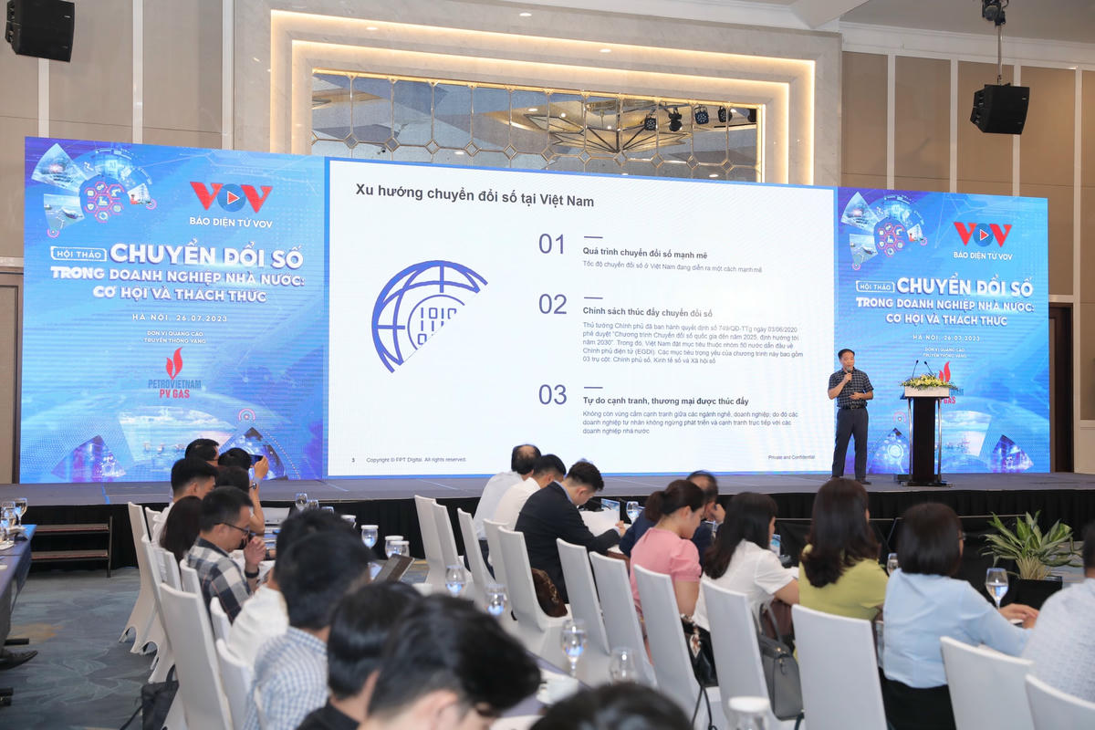 Ông Đoàn Hữu Hậu, Giám đốc Tư vấn chuyển đổi số của FPT Digital.