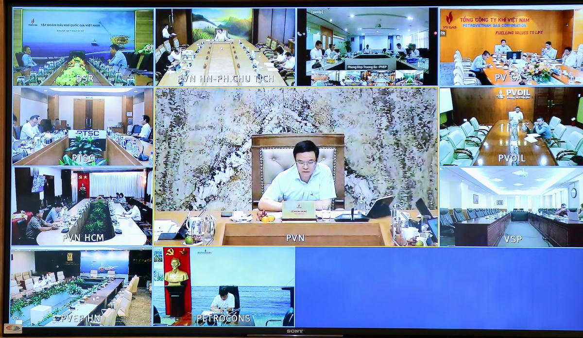 Các điểm cầu trực tuyến.