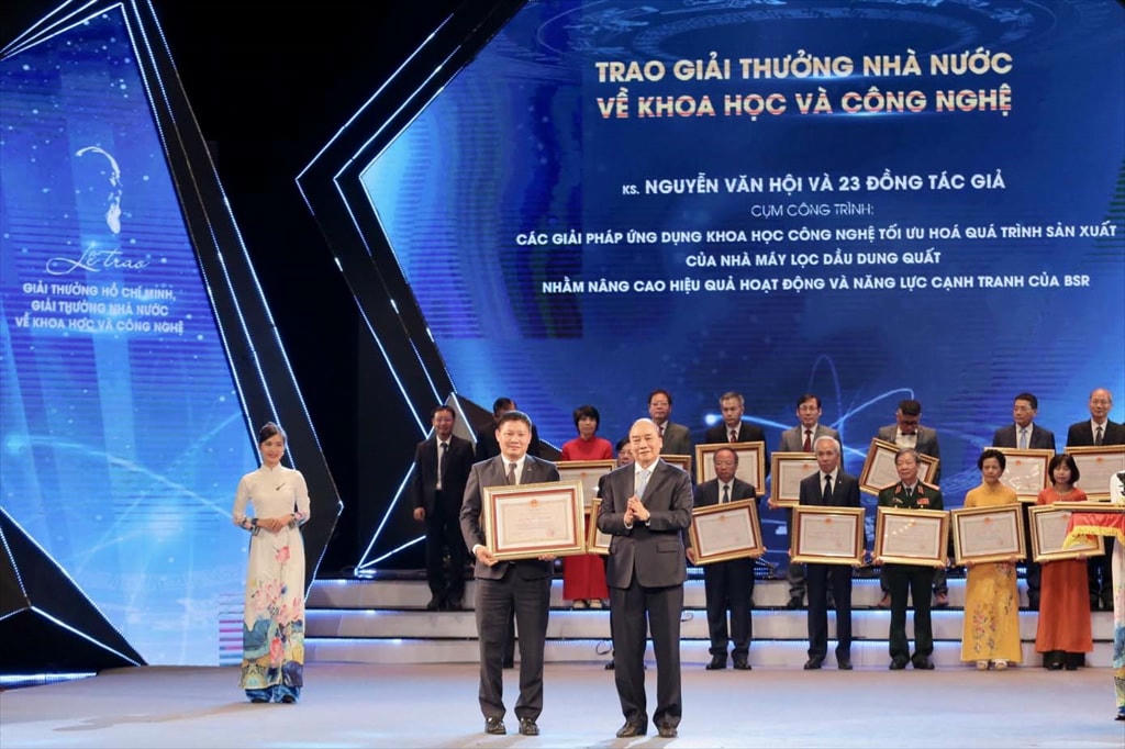 BSR đạt giải thưởng Nhà nước về KHCN năm 2022.