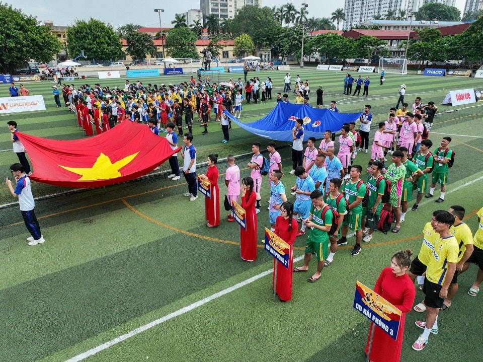 Giải đấu được tổ chức nhằm khích lệ tinh thần, động viên công nhân viên chức rèn luyện thân thể.