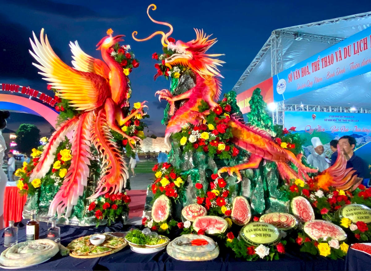Khu vực trình bày đặc sắc tại lễ hội