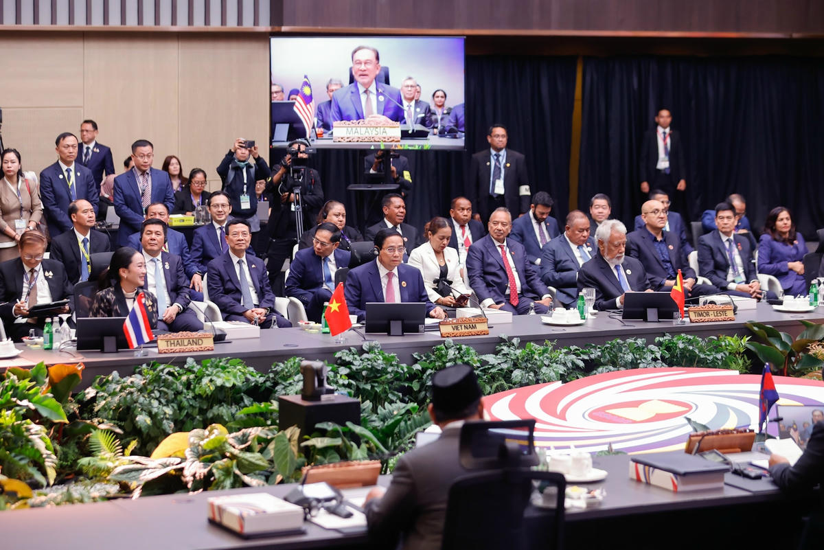 Thủ tướng Phạm Minh Chính bắt đầu các hoạt động tại Hội nghị Cấp cao ASEAN 46- Ảnh 5. Thủ tướng Phạm Minh Chính bắt đầu các hoạt động tại Hội nghị Cấp cao ASEAN 46- Ảnh 5.