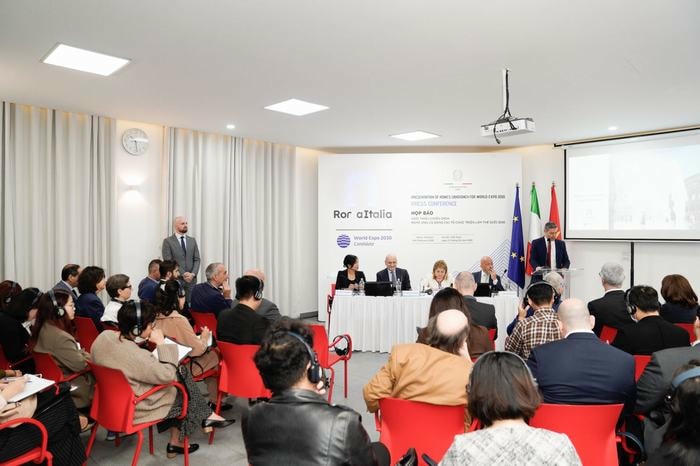 Họp báo giới thiệu Chiến dịch Rome ứng cử đăng cai tổ chức Triển lãm Thế giới World Expo 2030.
