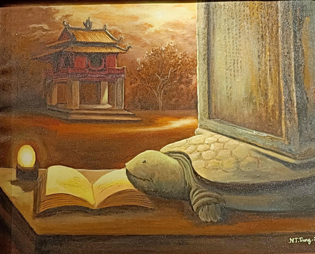 Tác phẩm: Long Vũ Văn Miếu của Nguyễn Thị Thủy