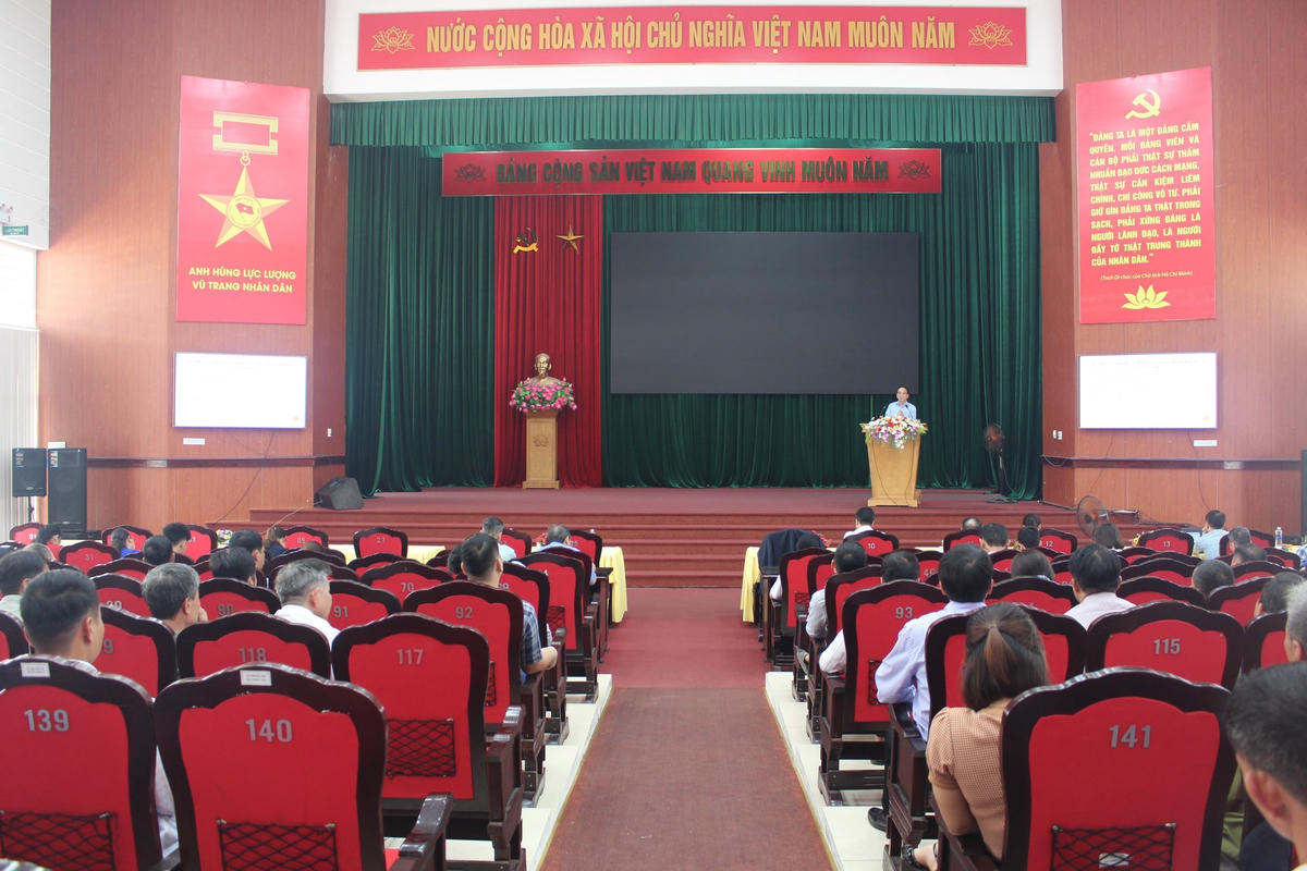 Quang cảnh hội nghị tập huấn.