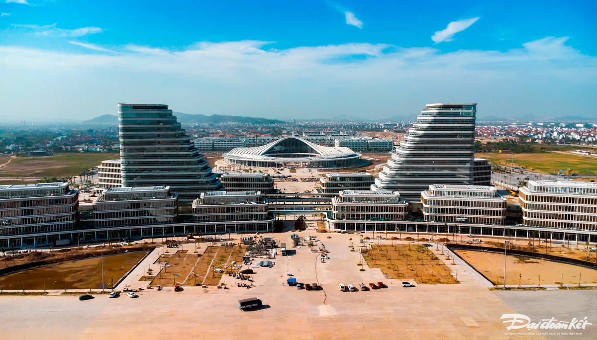 UBND TP Hải Phòng và UBND tỉnh Hải Dương đã phối hợp xây dựng, hoàn thiện Đề án hợp nhất tỉnh Hải Dương và TP Hải Phòng. Hai địa phương thống nhất nơi đặt Trung tâm Chính trị - Hành chính của TP Hải Phòng mới ở Trung tâm Chính trị - Hành chính của TP Hải Phòng đang hoàn thiện tại TP Thuỷ Nguyên hiện nay. Ảnh minh hoạ. Ảnh: Hồng Phong.