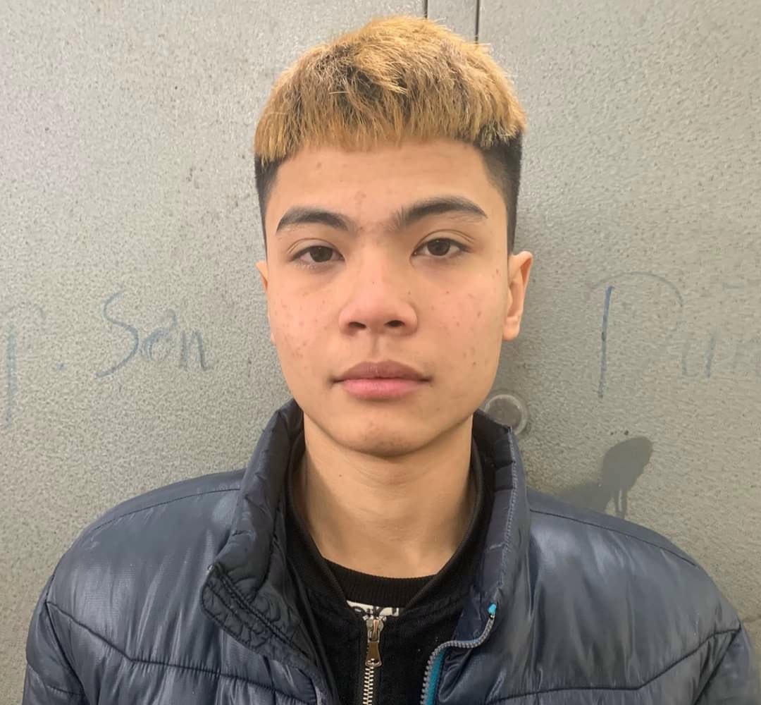 Đối tượng Vũ Ngọc Nam tại Công an TX Phú Thọ. Ảnh CATXPT