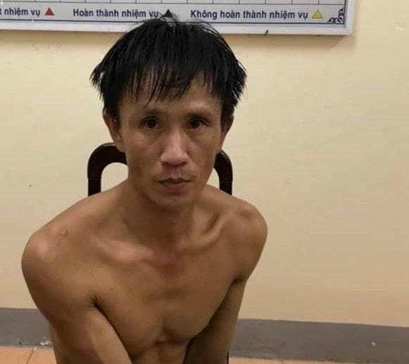 Lê Văn Thông tại Công an phường Đông Lễ (Ảnh: CA phường Đông Lễ).