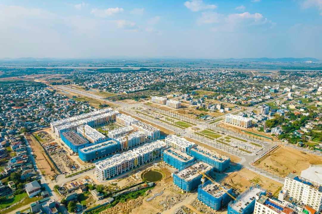 Quảng trường biển Sầm Sơn, một biểu tượng mới của thành phố biển đang dần thành hình.