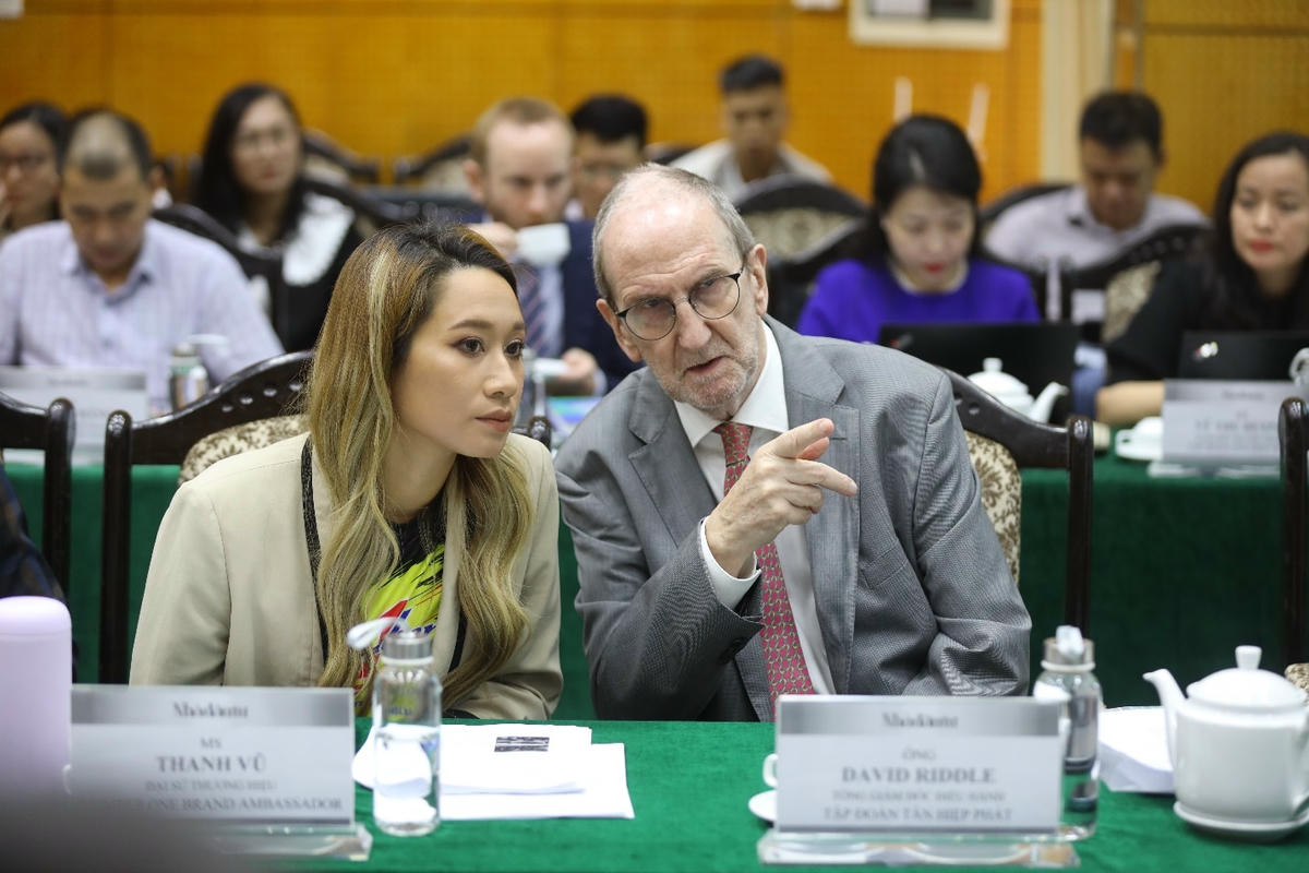 Ông David David Riddle, TGĐ điều hành Tập đoàn Tân Hiệp Phát.