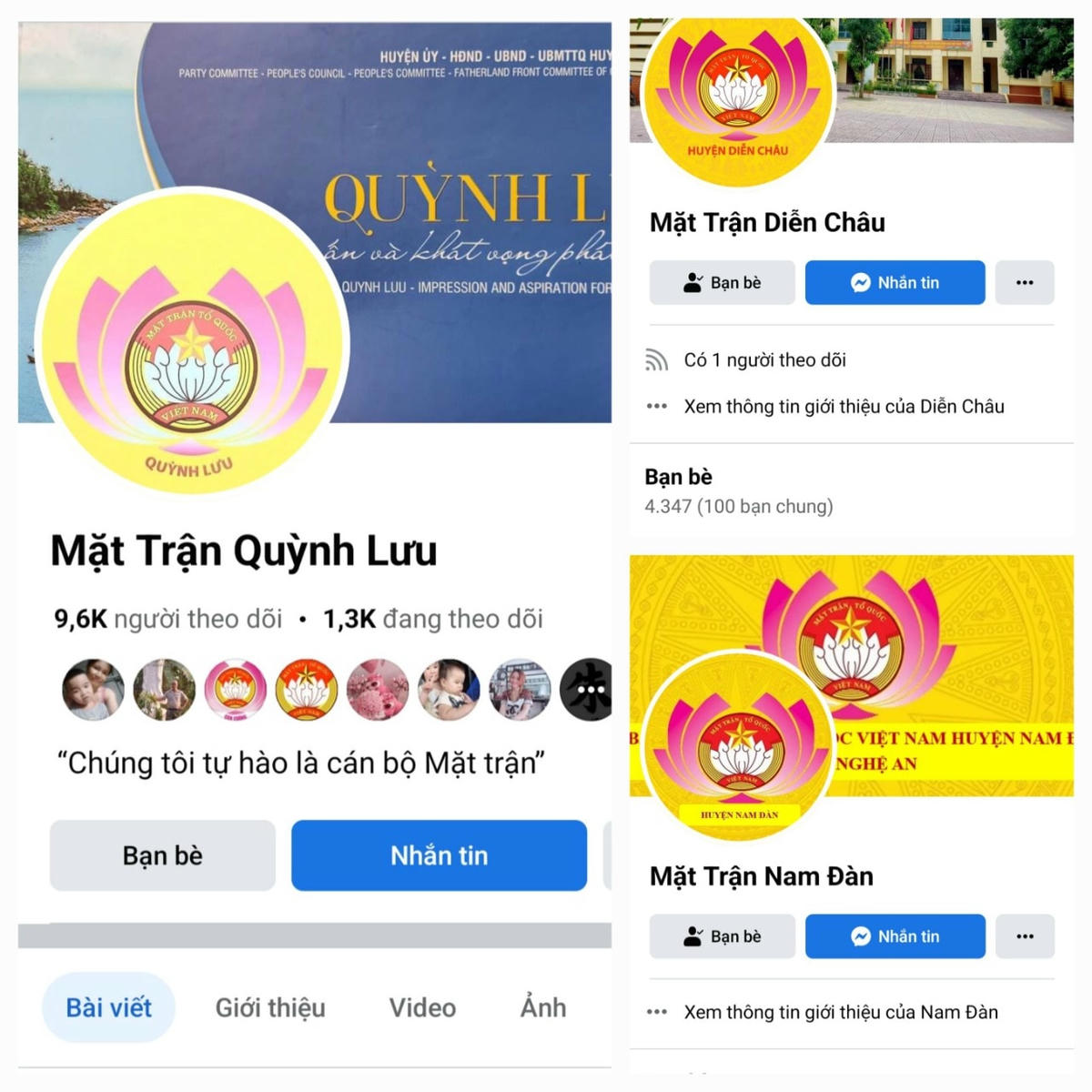 Đến nay, toàn bộ 21 huyện, thành, thị và hàng trăm Mặt trận phường xã đã có trang thông tin điện tử cho riêng mình.