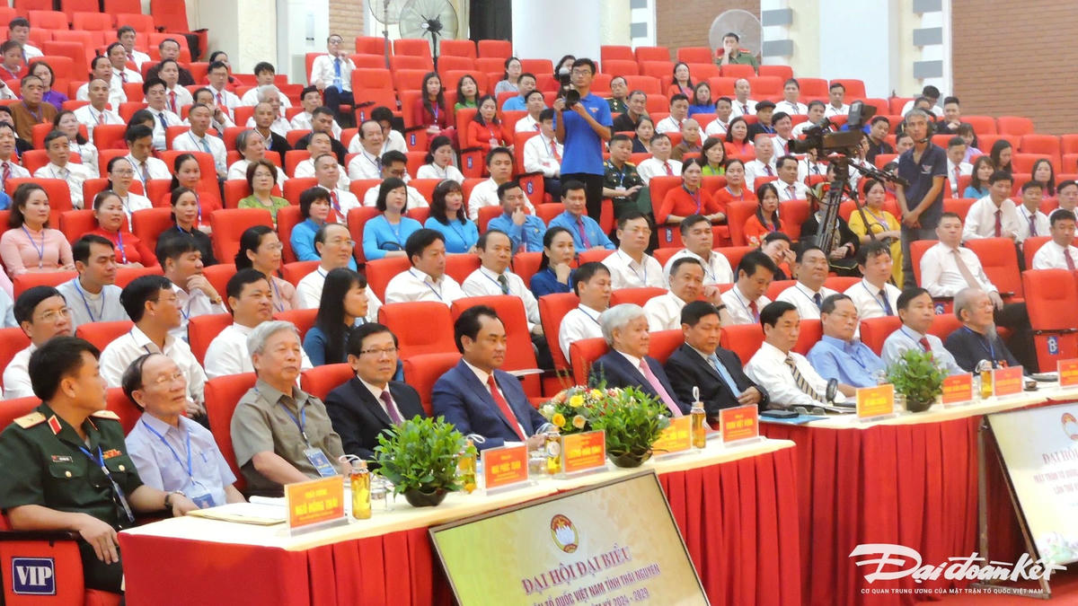 Đại hội có sự tham dự của các lãnh đạo, nguyên lãnh đạo tỉnh Thái Nguyên, Quân khu I và các ban, ngành, địa phương...