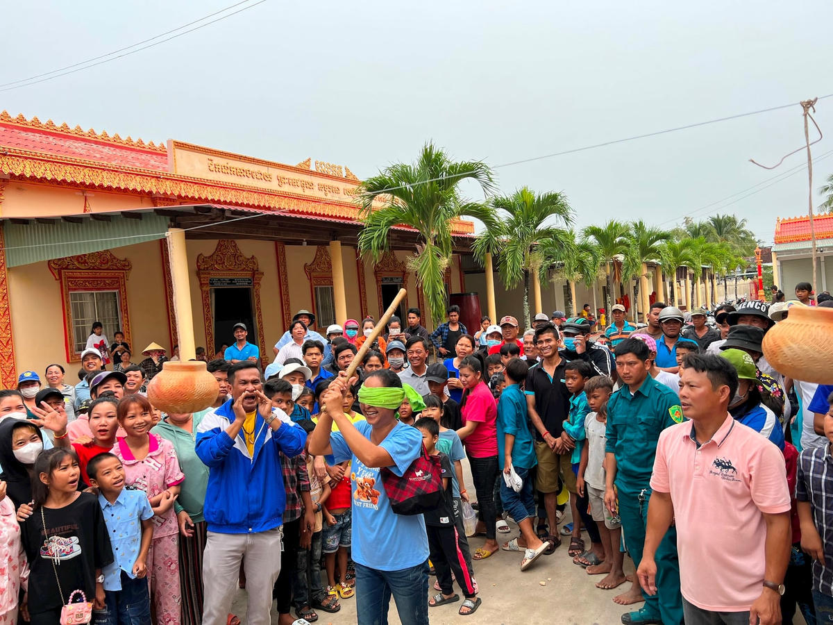 Trò chơi dân gian những ngày diễn ra tết Chôl chnăm thmây.