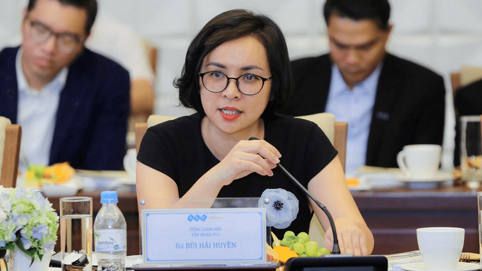 Tổng Giám đốc FLC Bùi Hải Huyền. Nguồn: FLC