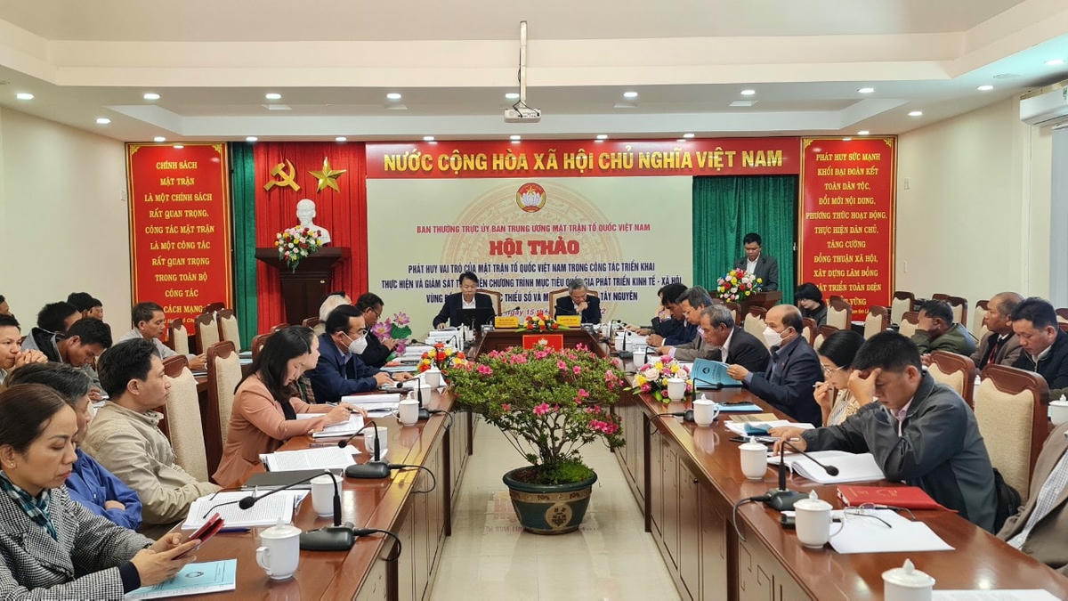 Toàn cảnh buổi Hội thảo.