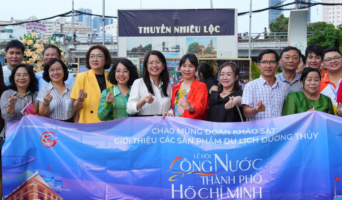 TPHCM vừa tổ chức thành công Lễ hội sông nước lần 2 năm 2024, thu hút sự quan tâm, chú ý của hàng ngàn đơn vị hoạt động trong lĩnh vực lữ hành, du lịch. (Ảnh: Sở Du lịch TPHCM).