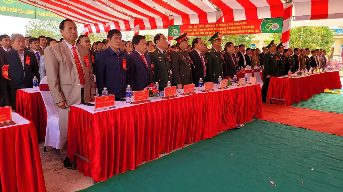 Quang cảnh lễ kỷ niệm.