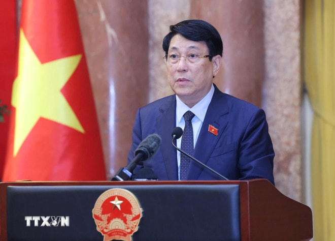 Chủ tịch nước Cộng hòa xã hội chủ nghĩa Việt Nam Lương Cường. (Ảnh: TTXVN) ttxvn-chu-tich-nuoc-luong-cuong-1.jpg