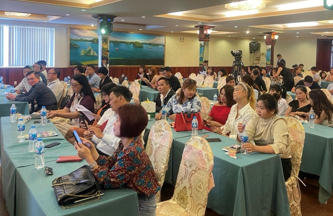 Quang cảnh tại buổi lễ ra mắt sản phẩm MC 68 Cosmetics..