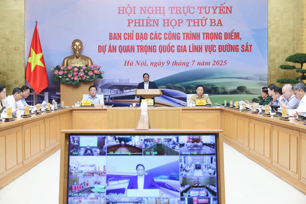 Thủ tướng chủ trì Hội nghị về các công trình, dự án đường sắt- Ảnh 2.