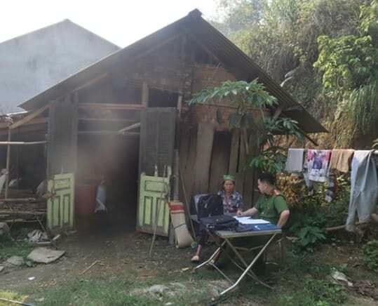 Ngôi nhà nơi có hai người sau khi uống rượu bị tử vong