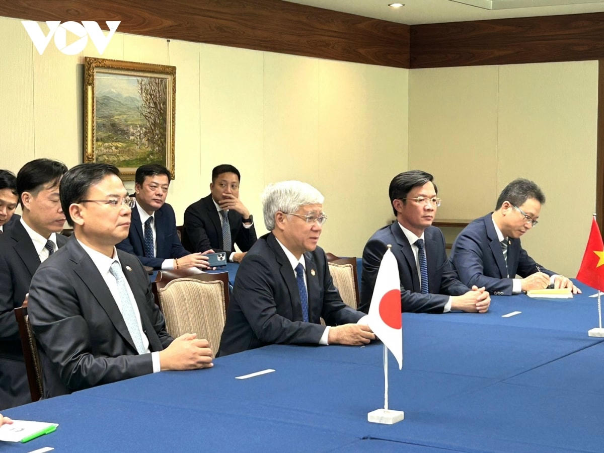 chu tich Uy ban trung uong mttq viet nam gap pho chu tich ha vien nhat ban hinh anh 1