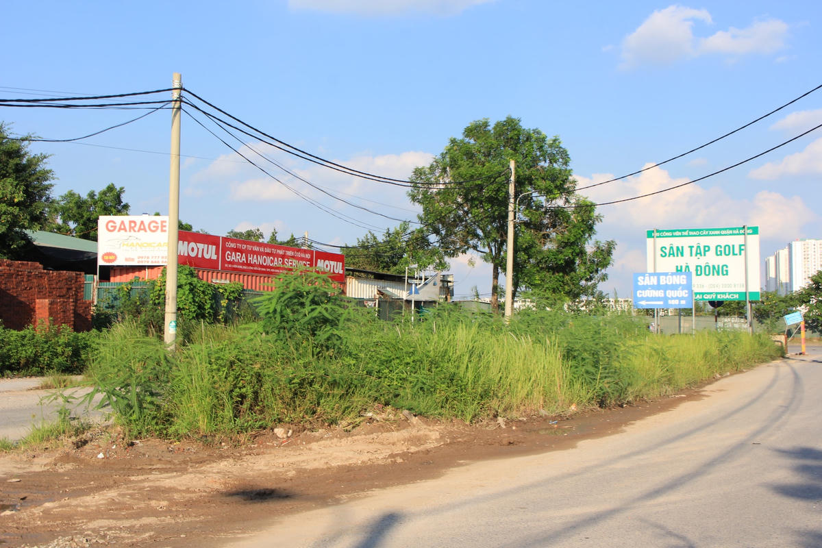 Dự án Công viên thể thao cây xanh Hà Đông trở thành nơi kinh doanh, buôn bán