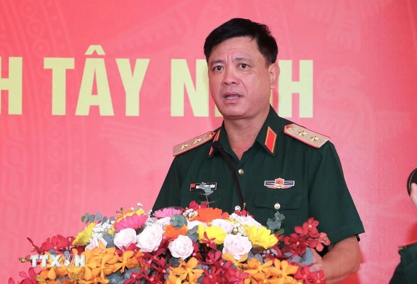 Trung tướng Nguyễn Trường Thắng, Tư lệnh Quân khu 7, được bổ nhiệm giữ chức Thứ trưởng Bộ Quốc phòng. (Ảnh: Thanh Tân/TTXVN)