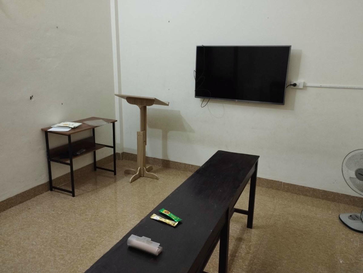 Bên trong căn nhà lực lượng chức năng kiểm tra. Ảnh: CATP.