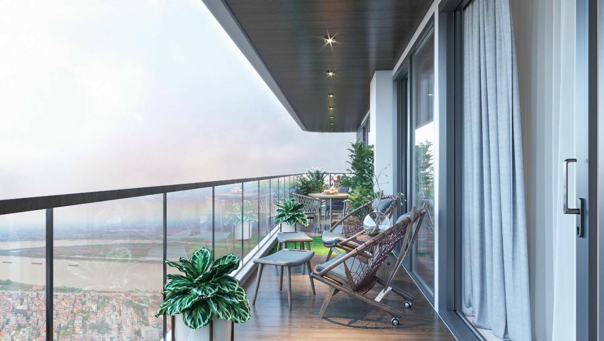 Khu vườn trên cao - Không gian thưởng ngoạn đắt giá nhất tại mỗi căn hộ Sunshine Golden River.