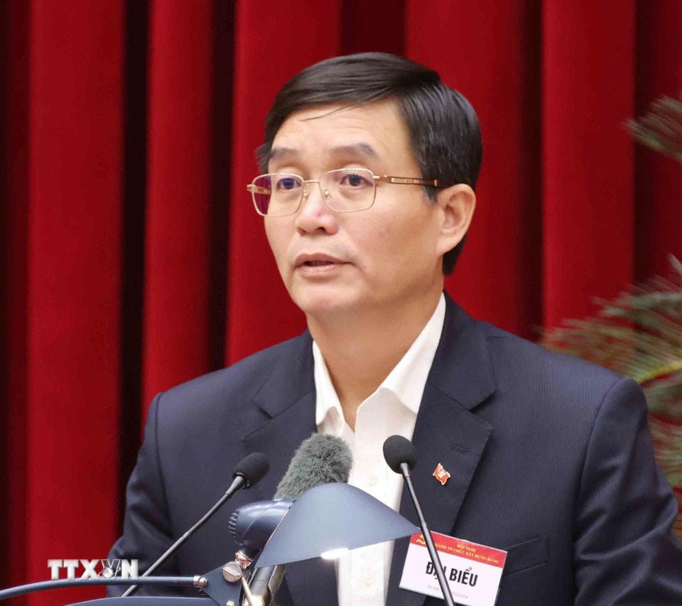 Đồng chí Nguyễn Đình Trung, Ủy viên Trung ương Đảng, Bí thư Tỉnh ủy Đắk Lắk. (Ảnh: TTXVN)