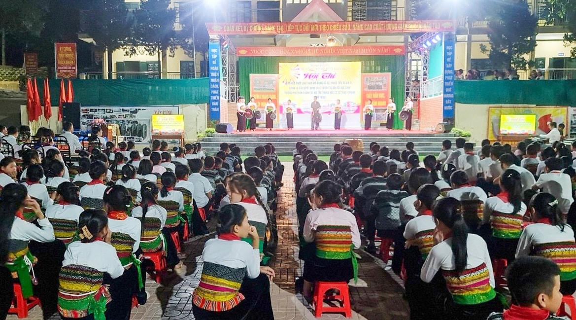 Hội thi tuyên truyền pháp luật tổ chức tại trường THCS- DTNT Thạch Thành.