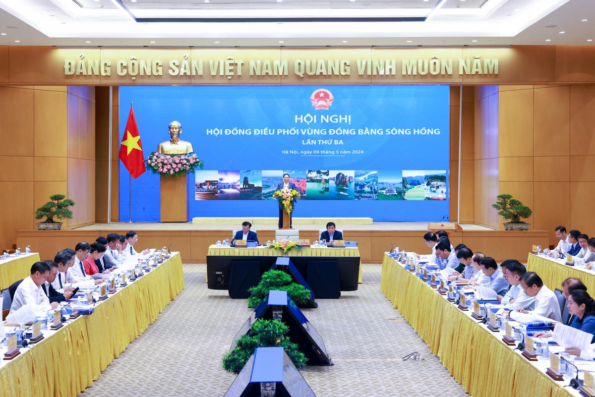 Thủ tướng Phạm Minh Chính chủ trì Hội nghị lần thứ 3 Hội đồng điều phối vùng Đồng bằng sông Hồng- Ảnh 2. Thủ tướng Phạm Minh Chính chủ trì Hội nghị lần thứ 3 Hội đồng điều phối vùng Đồng bằng sông Hồng- Ảnh 2.