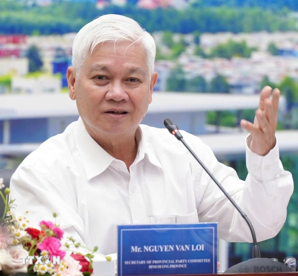 Ông Nguyễn Văn Lợi, Ủy viên Trung ương Đảng, đại biểu Quốc hội khóa XV, giữ chức vụ Trưởng Đoàn đại biểu Quốc hội khóa XV Thành phố Hồ Chí Minh. (Ảnh: TTXVN)