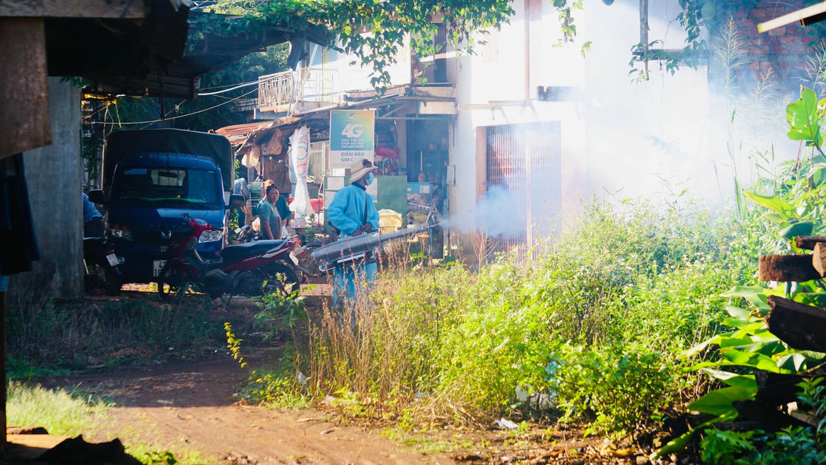Ngành ý tế Đắk Lắk đang nỗ lực phòng chống sốt xuất huyết.