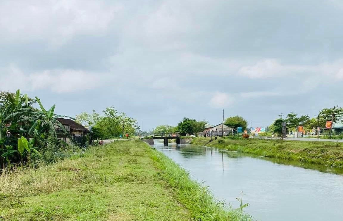 Con kênh nơi xảy ra vụ việc. Ảnh: ANTT Triệu Tài.