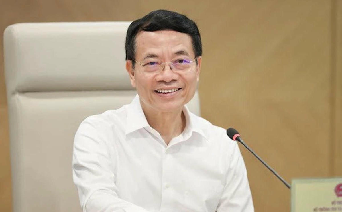 Bộ trưởng Bộ Thông tin và Truyền thông Nguyễn Mạnh Hùng. Ảnh: mic.gov.vn