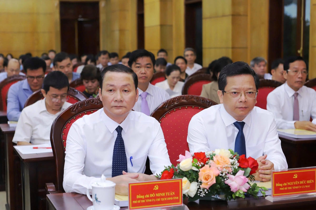 Ông Đỗ Minh Tuấn, Chủ tịch UBND tỉnh Thanh Hóa tham dự tại buổi hội thảo. Ảnh: Nguyễn Chung.