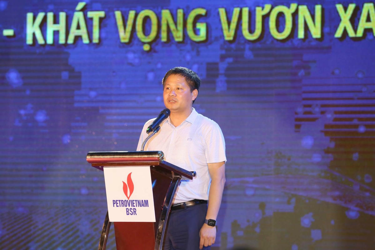 Ông Bùi Ngọc Dương - Tổng Giám đốc BSR chia sẻ tại Ngày hội văn hoá BSR.