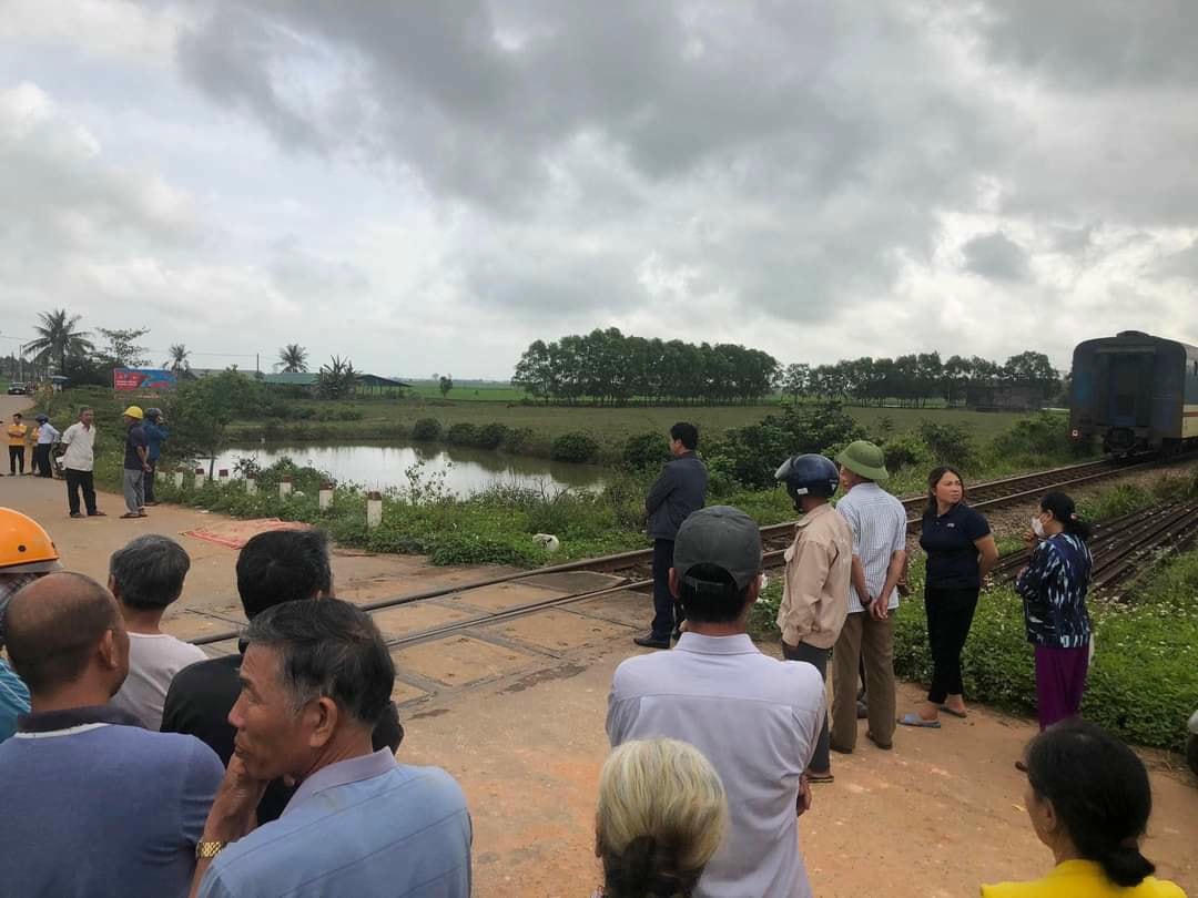 Hiện trường vụ tai nạn. Ảnh: L.V.Q.