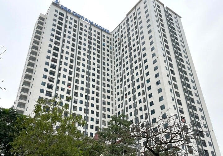 Dự án chung cư Lũng Lô - Vinh cao 26 tầng chưa nghiệm thu đã cho dân vào ở từ trước Tết nguyên đán 2025. Ảnh: TL