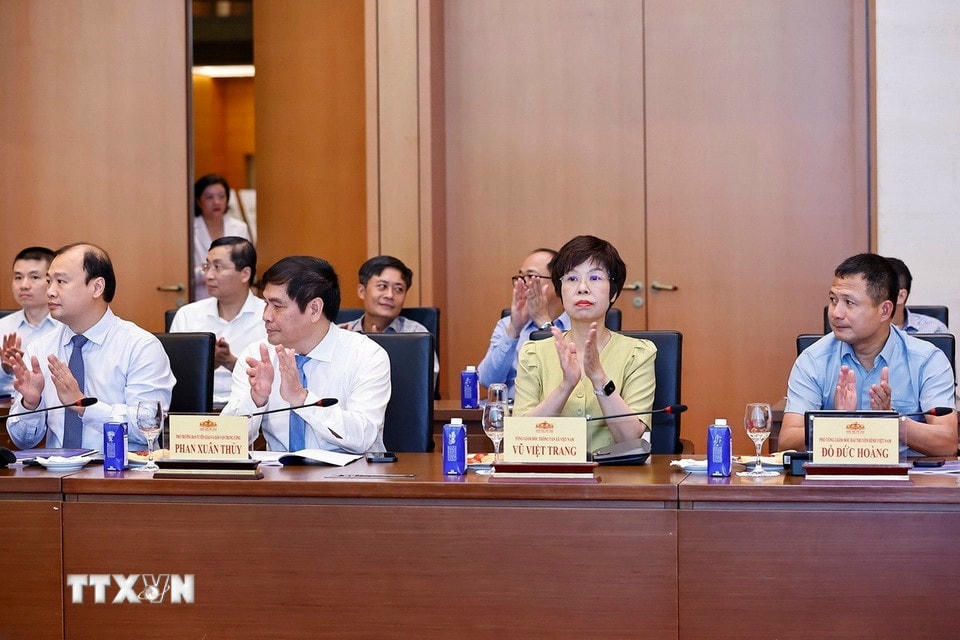 Đại biểu dự gặp mặt. (Ảnh: Doãn Tấn/TTXVN)