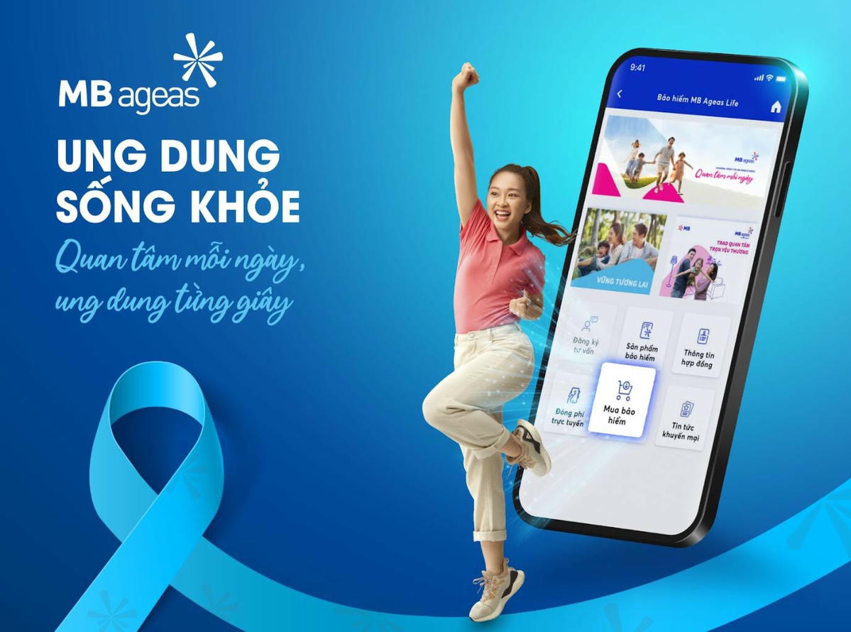 Sản phẩm “Ung dung sống khỏe” của MB Ageas Life với nhiều quyền lợi vượt trội.